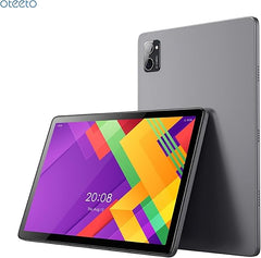 Oteeto TAB 11 Pro Tablet/10.1 Inch IPS LCD/8GB RAM + 512 GB ROM/5G Network/6000 mAh/8MP Front + 13MP Rear Camera/Octa Core 1.3GHz/Android 13/Includes Keyboard,Touch Pen,Mouse (Gray)