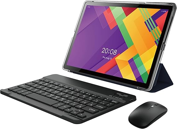 Oteeto TAB 11 Pro Tablet/10.1 Inch IPS LCD/8GB RAM + 512 GB ROM/5G Network/6000 mAh/8MP Front + 13MP Rear Camera/Octa Core 1.3GHz/Android 13/Includes Keyboard,Touch Pen,Mouse (Gray)