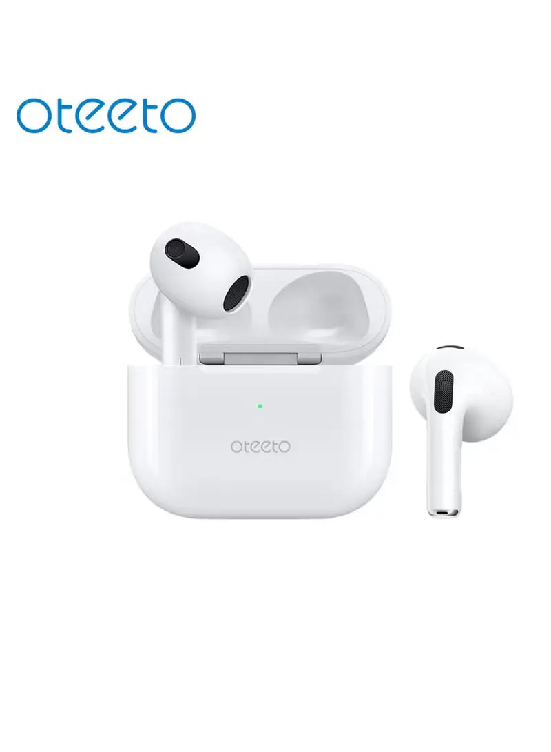 Oteeto OT104 Wireless Bluetooth Earphone With High Bass Sound Quality Multifunctional Touch Control and HD Clear Microphone Compatible With Android and iOS Mobile Tablets