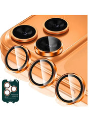 iPhone 17 Pro / 17 Pro Max Camera Lens Protector – Metal Silver, Scratch-Resistant Full Camera Guard