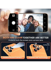 iPhone 17 Pro / 17 Pro Max Camera Lens Protector – Metal Silver, Scratch-Resistant Full Camera Guard