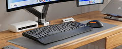 Dual-Mode Ergonomic Wave-Shaped Keyboard & Mouse Combo DirectorA2