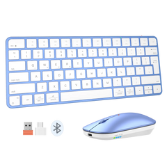 Wireless Ultra-thin Apple Keyboard and Mouse Combo ikey C210