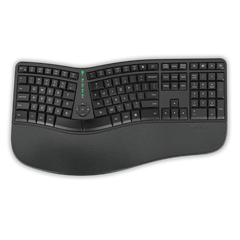 Wireless Ergonomic Keyboard DirectorW |USB Nano receiver |Coverage ranges up to 10m |Power efficient wireless technology