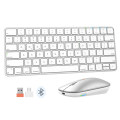 Wireless Ultra-thin Apple Keyboard and Mouse Combo ikey C210