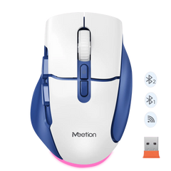 BTM001 Wireless Dual-Mode Ergonomic Black Mouse