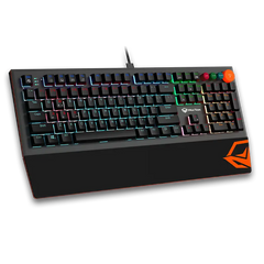 MK500 Colorful Adjustable Rainbow Backlight Mechanical Gaming Keyboard
