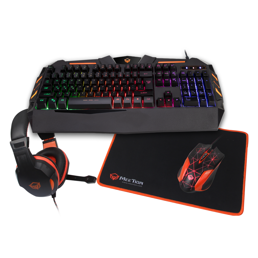 C500 Backlit Gaming Combo Kits 4 in 1
