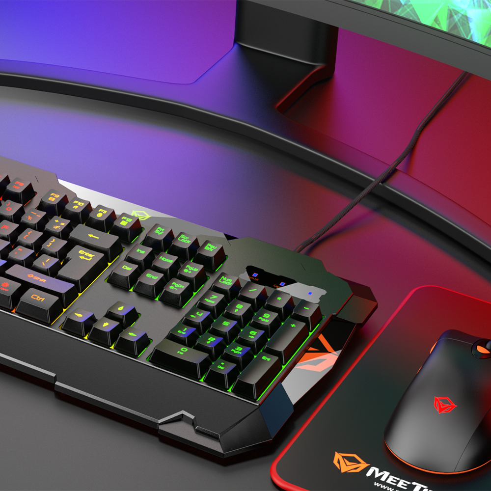 C505 Gaming Mouse Keyboard and Headset Combo with Mouse Pad