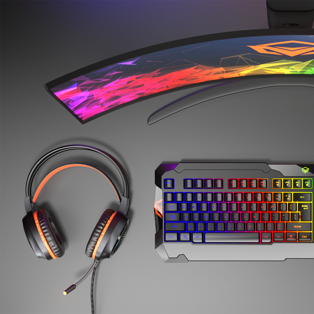 C505 Gaming Mouse Keyboard and Headset Combo with Mouse Pad