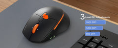 Dual-Mode Ergonomic Wave-Shaped Keyboard & Mouse Combo DirectorA2