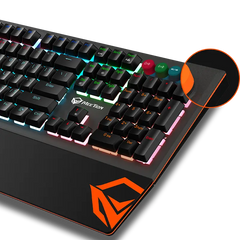 MK500 Colorful Adjustable Rainbow Backlight Mechanical Gaming Keyboard