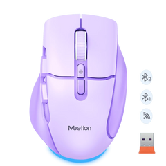 BTM001 Wireless Dual-Mode Ergonomic Black Mouse