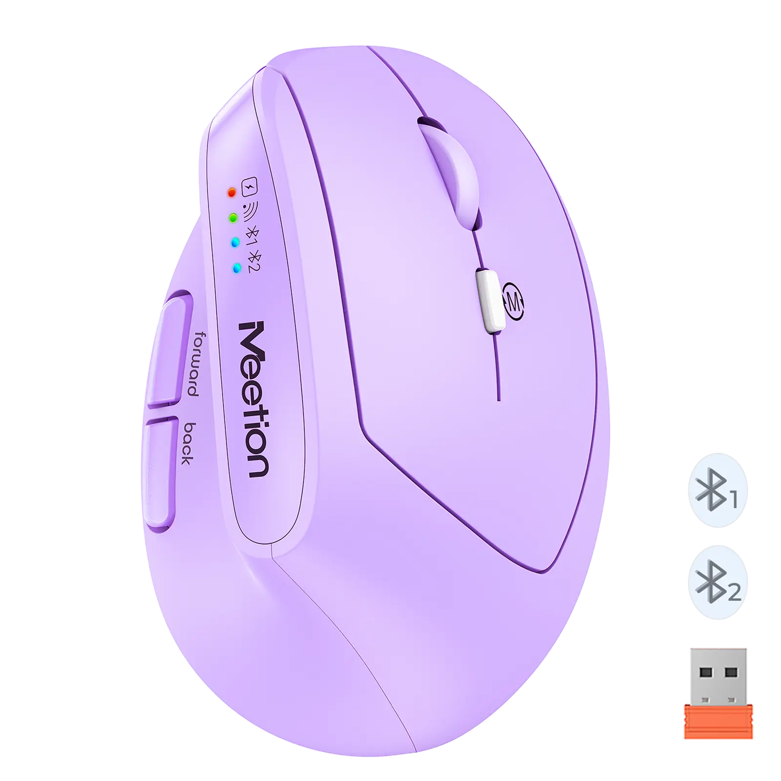 BTM008 DUAL MODE ERGONOMIC WIRELESS MOUSE
