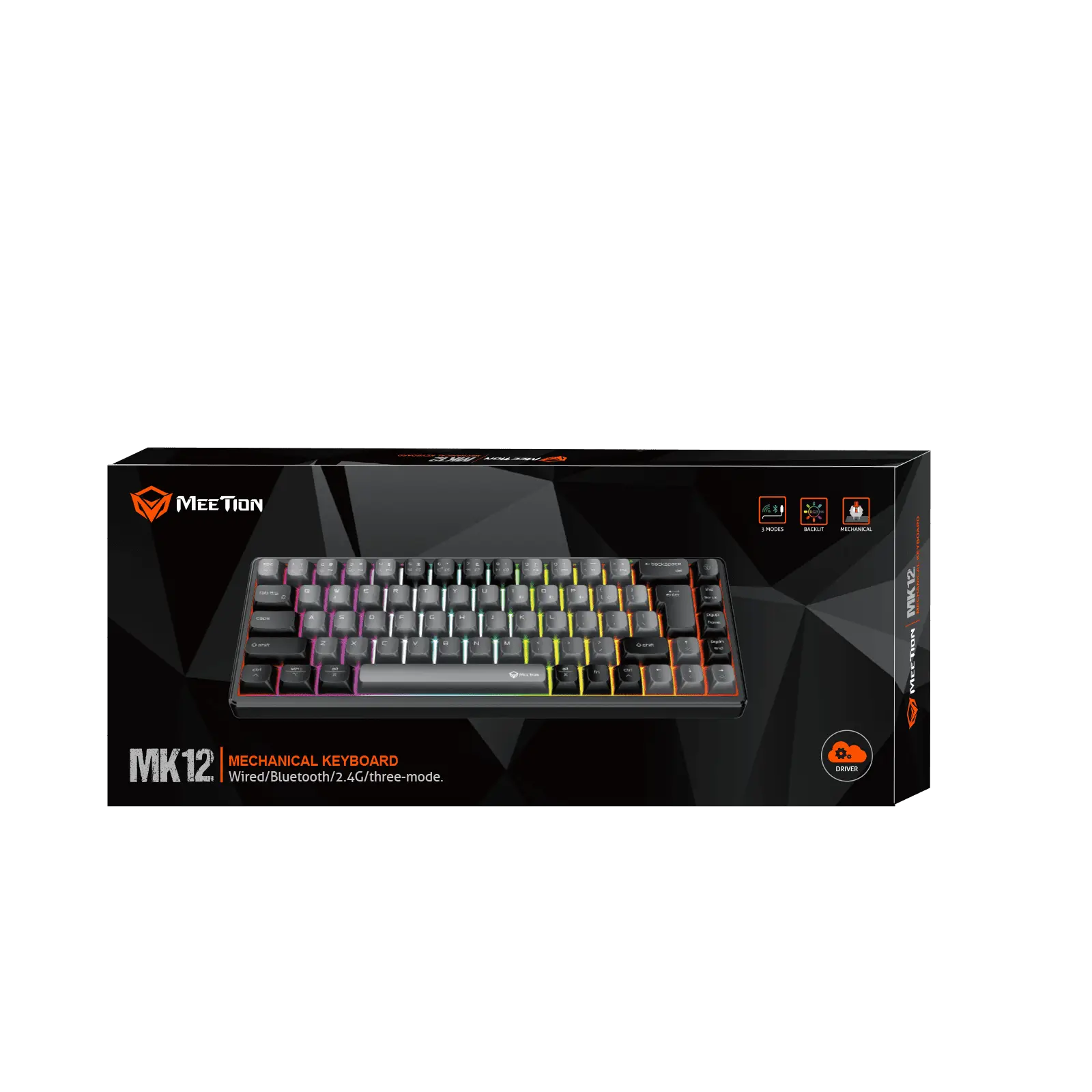 MK12 65% Triple-Mode Wireless RGB Mechanical Keyboard