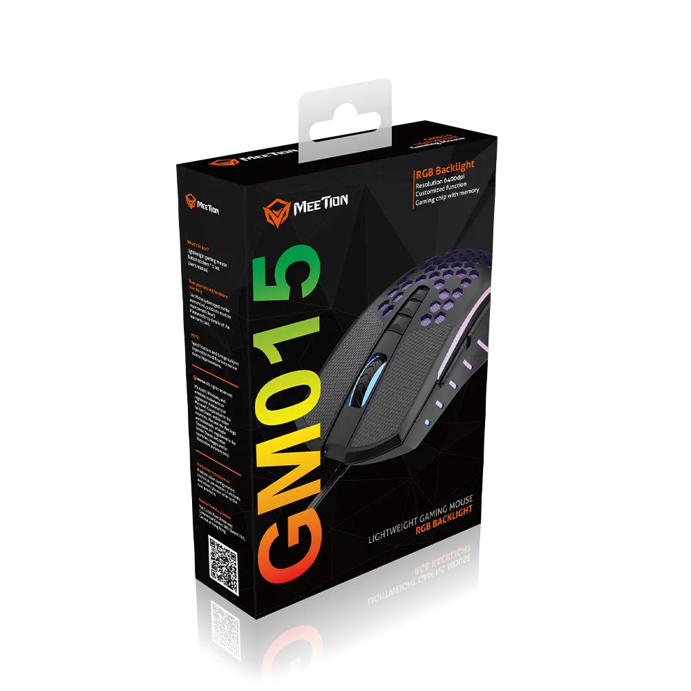 GM015 Lightweight Honeycomb Gaming Mouse