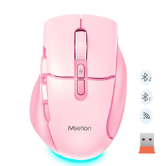 BTM001 Wireless Dual-Mode Ergonomic Black Mouse