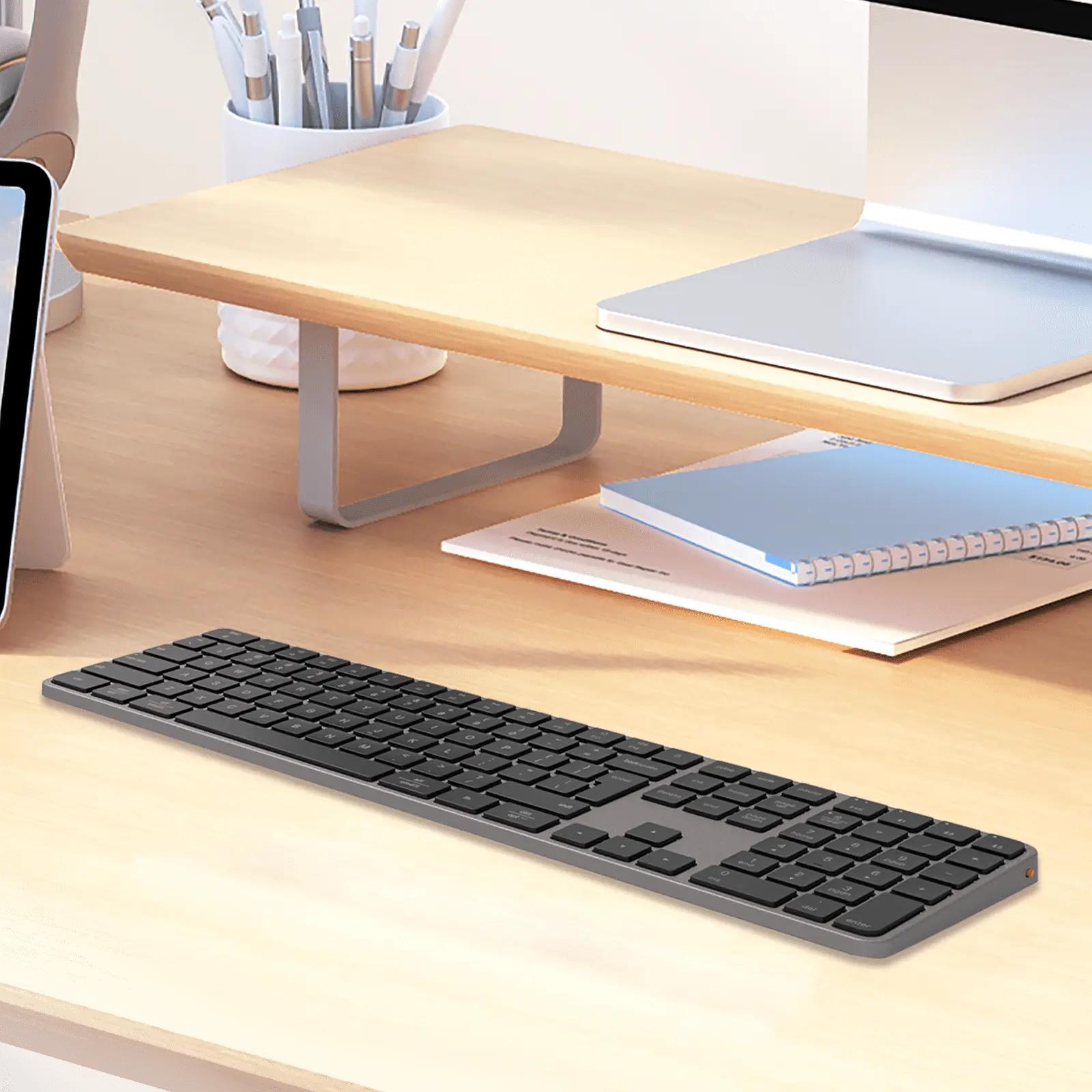 Full Keys 2.4G and Bluetooth Three Modes Keyboard ikey K230