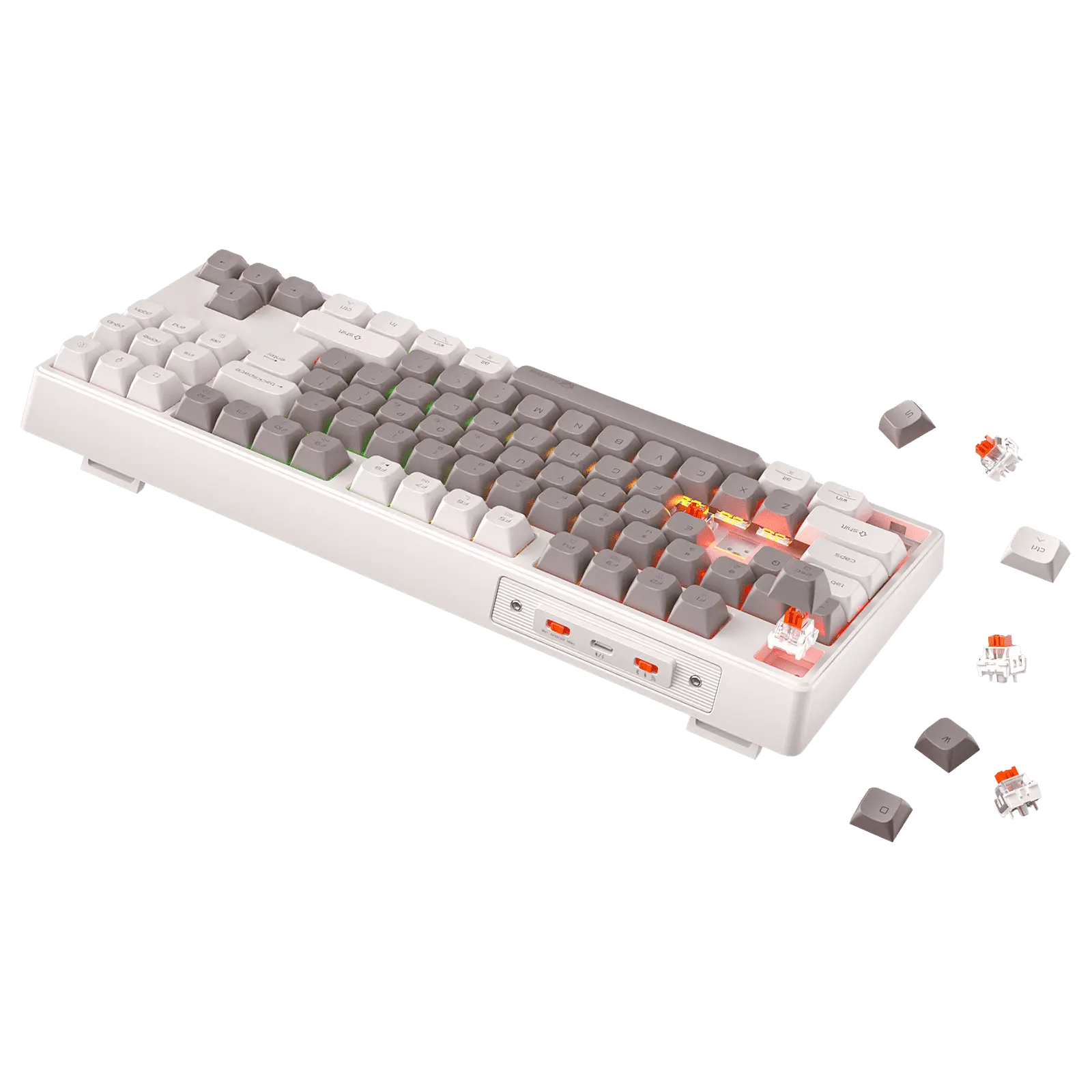MK14 87-Key Triple-Mode Wireless RGB Mechanical Keyboard