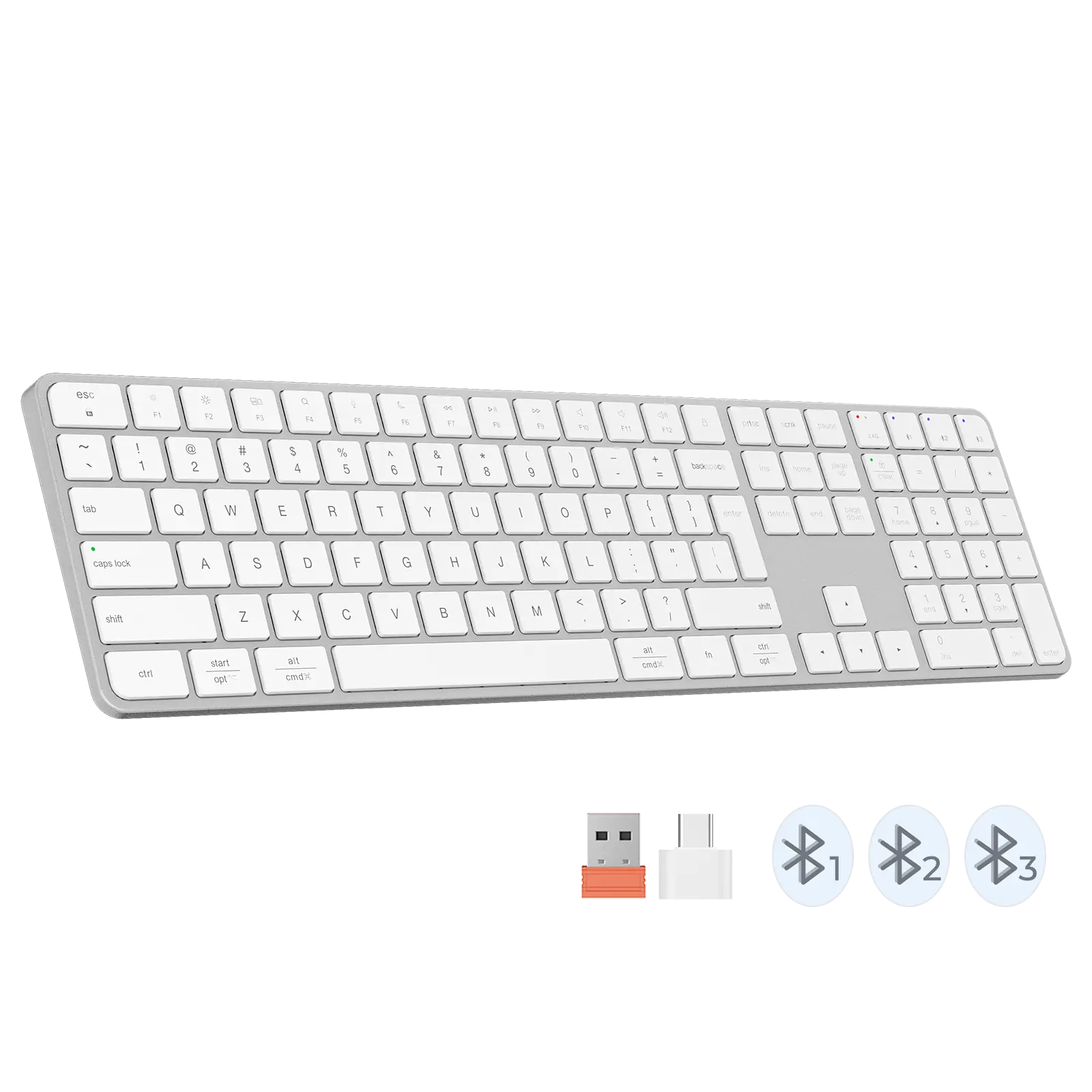 Full Keys 2.4G and Bluetooth Three Modes Keyboard ikey K230