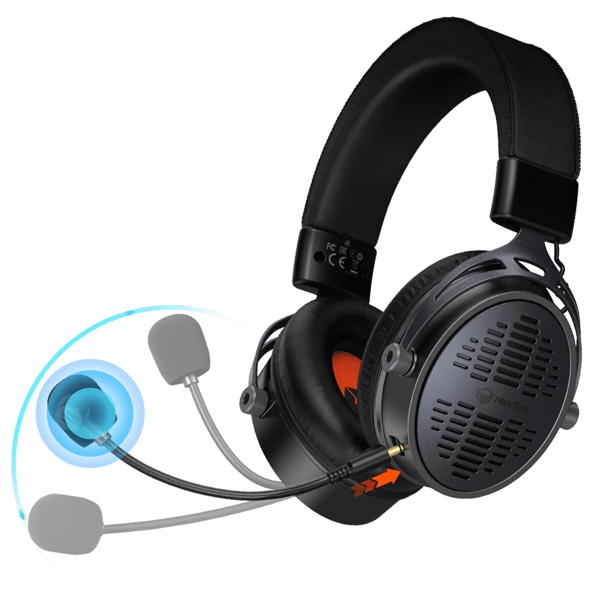 BTH013 50MM Wireless Surround Sound Gaming Headset