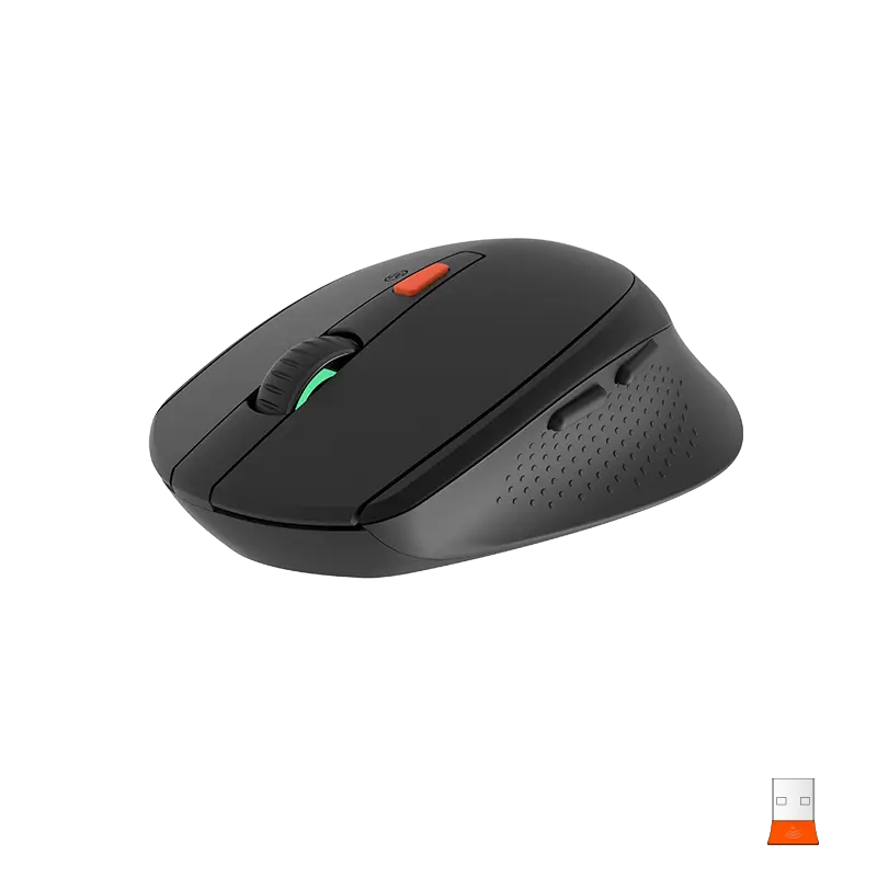 2.4Ghz&Bluetooth Dual Ergonomic DirectorA| 2.4GHz USB Nano receiver |Power-efficient wireless technology |Mouse resolution 800-1200-1600 dpi