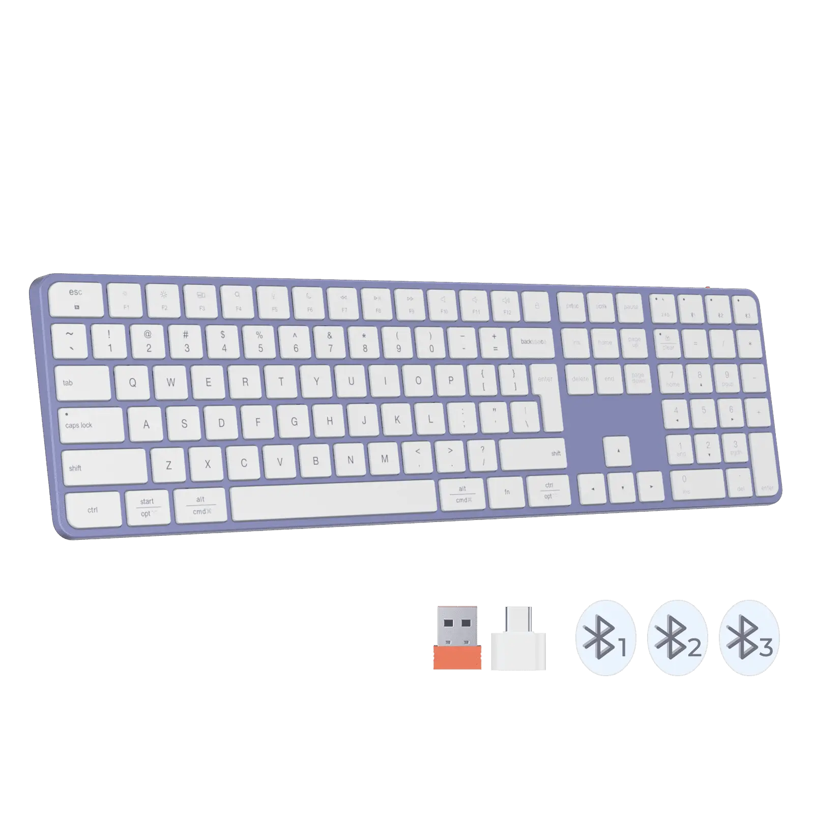Full Keys 2.4G and Bluetooth Three Modes Keyboard ikey K230