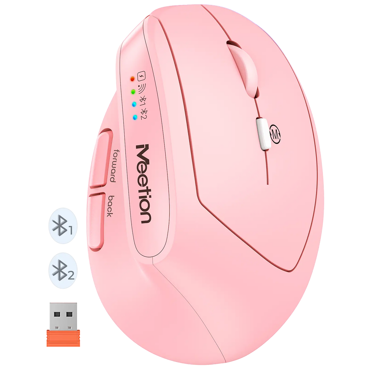 BTM008 DUAL MODE ERGONOMIC WIRELESS MOUSE