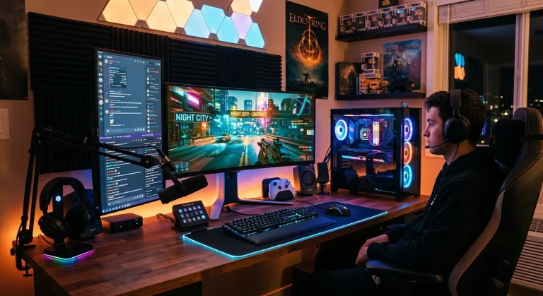 gaming pc setup