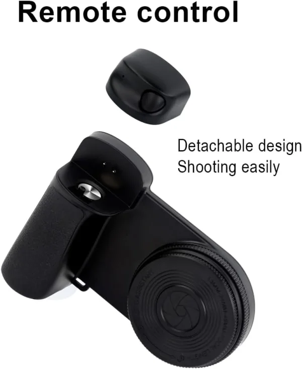 Magnetic Smartphone Camera Grip with Bluetooth & Selfie Light