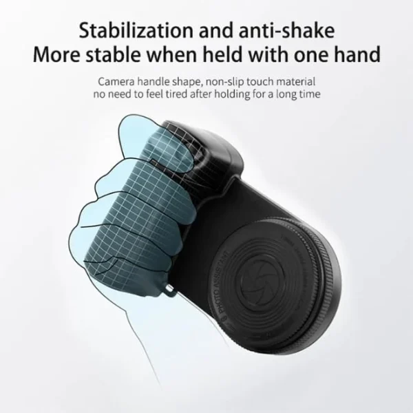 Magnetic Smartphone Camera Grip with Bluetooth & Selfie Light