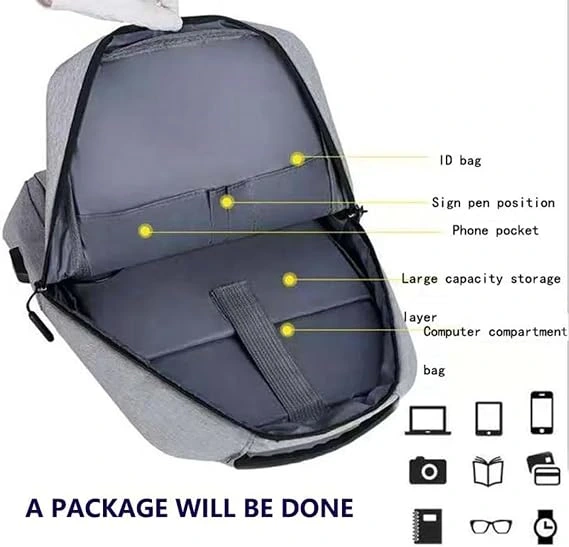 Smart Travel Laptop Backpack with USB Port
