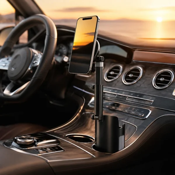 Adjustable Car Cup Holder Phone Mount