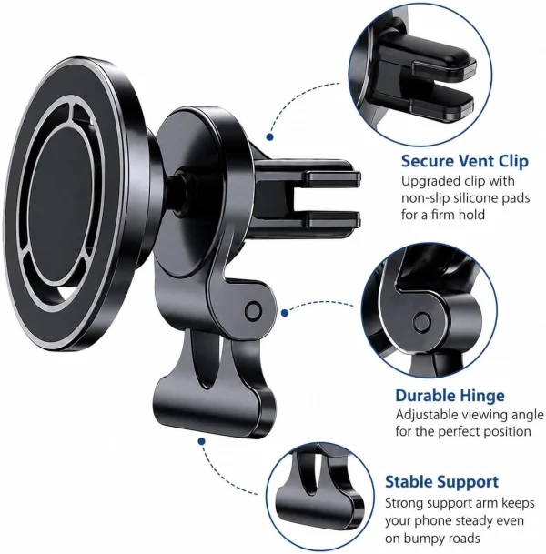 Magnetic Car Phone Holder for Air Vent