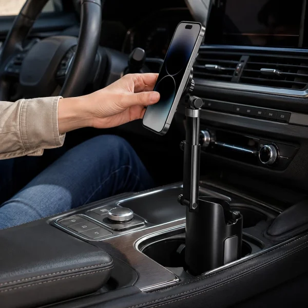 Adjustable Car Cup Holder Phone Mount