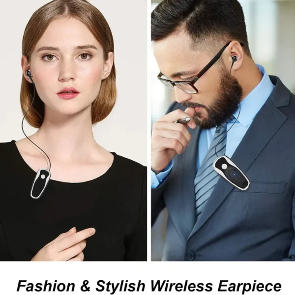 KTR-Q7 Business Clip Wireless Headphone – Bluetooth 5.0, HD Sound, Secure Fit, 5-Hour Battery Life