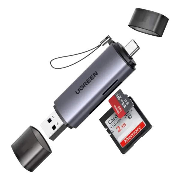 UGREEN 2-in-1 USB-C & USB 3.0 SD/TF Card Reader