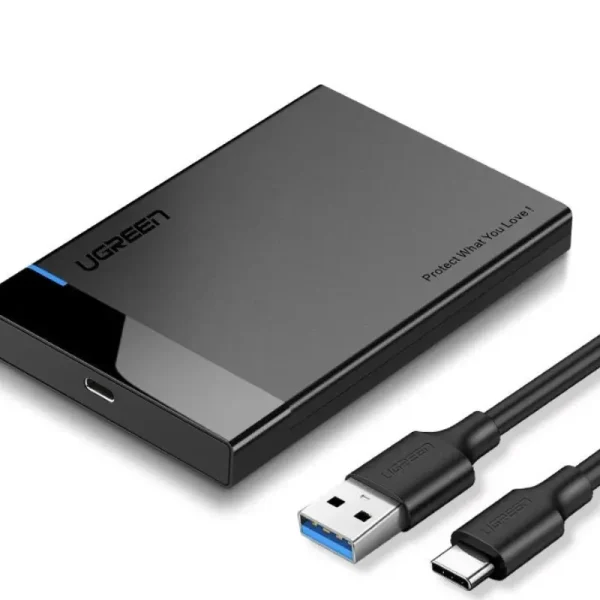 UGREEN 2.5-Inch SATA HDD/SSD External Hard Drive Enclosure with USB 3.0 High-Speed Data Transfer