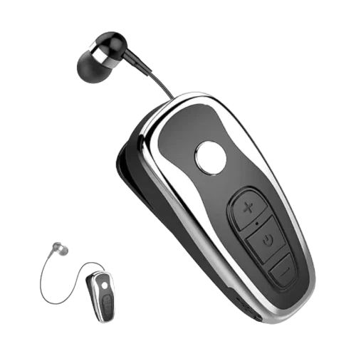 KTR-Q7 Business Clip Wireless Headphone – Bluetooth 5.0, HD Sound, Secure Fit, 5-Hour Battery Life