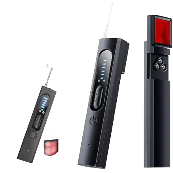 5 X13 Wireless Signal & Hidden Camera Detector – 6-Level Signal Strength Adjustment with Optical Viewfinder