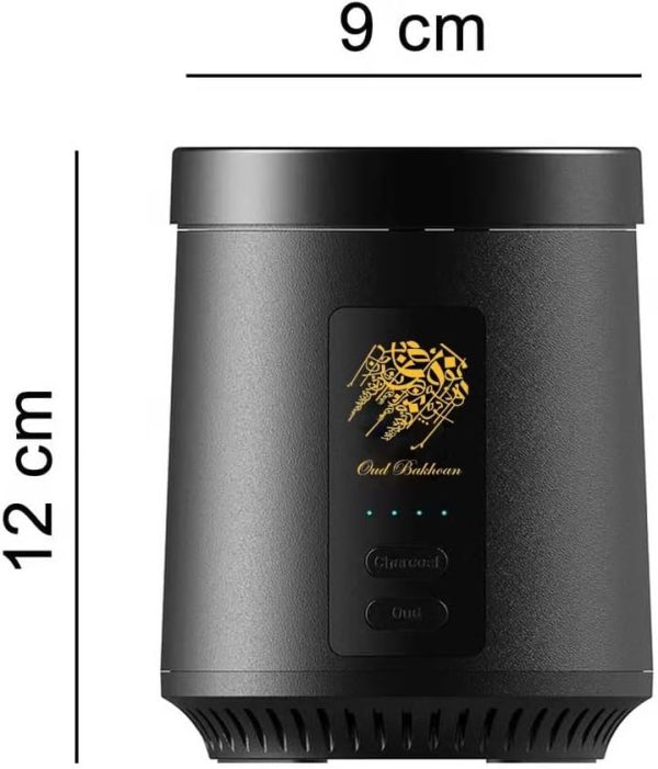 Luxury Portable Electric Oud & Bakhoor Incense Burner 2-in-1 Smart Arabic Mabkhara for Charcoal & Oud | Fast Heating, LED Indicator & USB Rechargeable – Premium Aromatherapy Diffuser for Home, Car