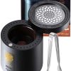 Luxury Portable Electric Oud & Bakhoor Incense Burner 2-in-1 Smart Arabic Mabkhara for Charcoal & Oud | Fast Heating, LED Indicator & USB Rechargeable – Premium Aromatherapy Diffuser for Home, Car
