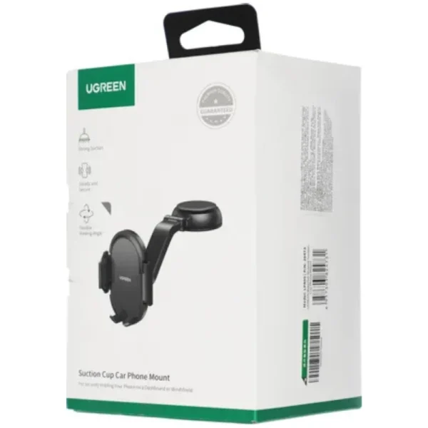 6 UGREEN Suction Cup Car Phone Mount – Adjustable Dashboard & Windshield Holder