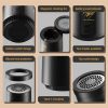 Luxury Portable Electric Oud & Bakhoor Incense Burner 2-in-1 Smart Arabic Mabkhara for Charcoal & Oud | Fast Heating, LED Indicator & USB Rechargeable – Premium Aromatherapy Diffuser for Home, Car