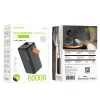 BOROFONE BJ66B 6000mAh Power Bank – 22.5W Fast Charging, PD 20W, QC3.0, 3 Ports with LED Light